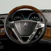 2012 Acura mdx wood-grain steering wheel